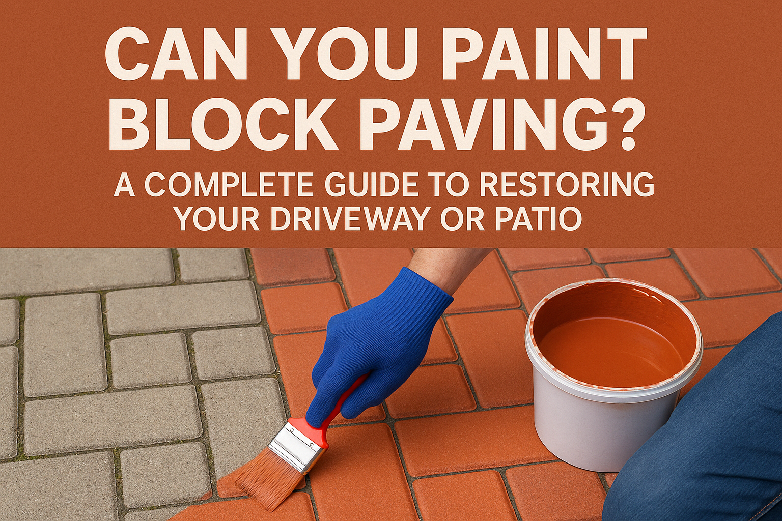 Can You Paint Block Paving