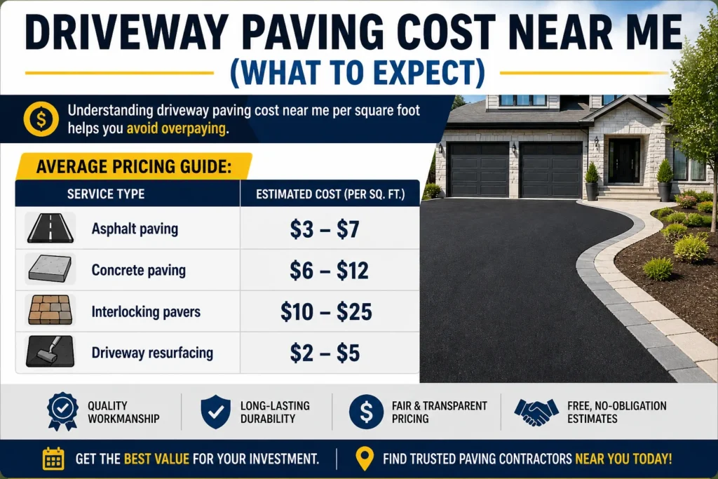 Driveway Paving Cost Near Me from thepaversinc.com