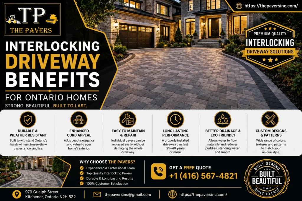 Interlocking Driveway Benefits for Ontario Homes