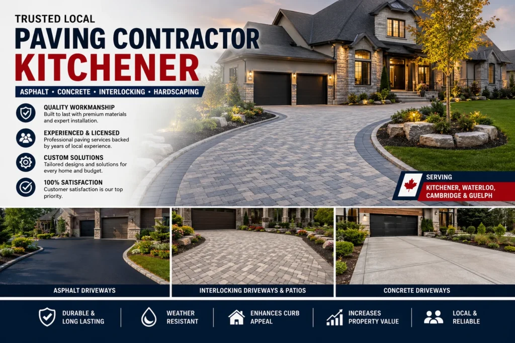 Paving Contractor Kitchener from thepaversinc.com