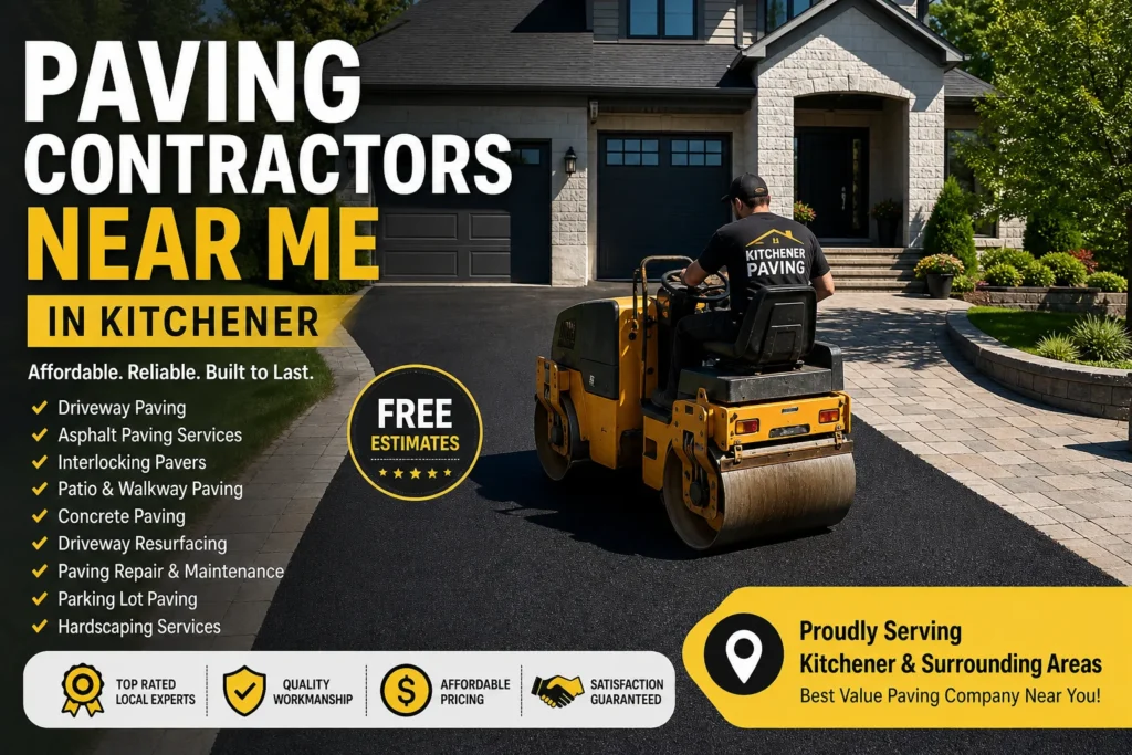 Paving Contractors Near Me in Kitchener – Affordable & Trusted Local Experts